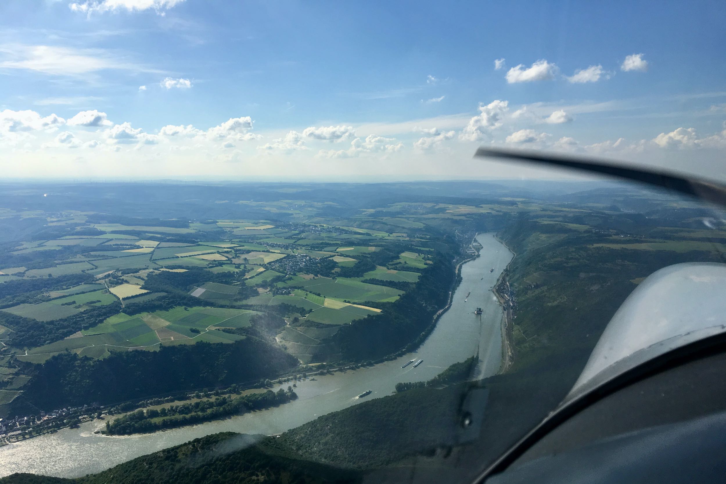 Blick in das Rheintal